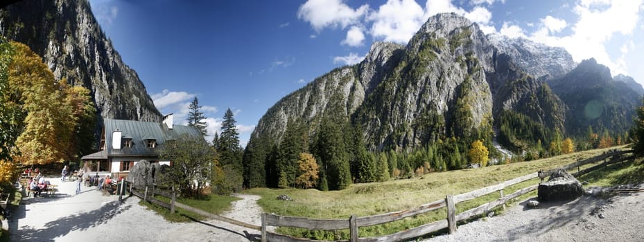 Panorama Wimbachtal