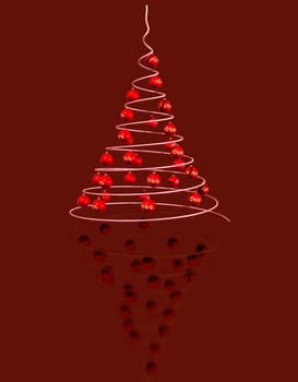 stylized Christmas tree
