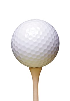 Golf Ball On Tee