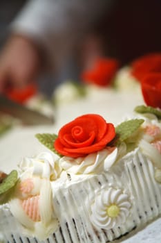 Red Marzipan Rose