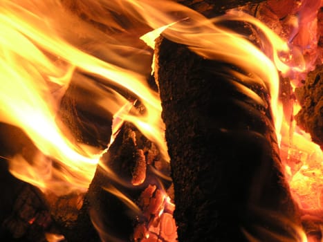 Open fire
