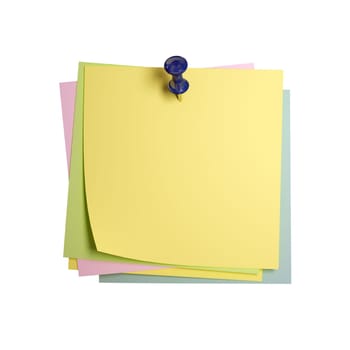 isolated postit