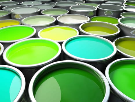 image of color tank