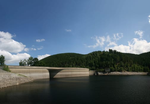 Oker Dam in the Harz Mountains