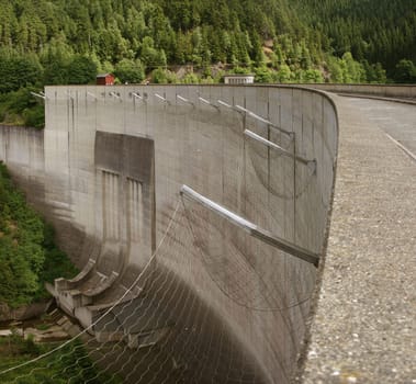 Oker Dam in the Harz Mountains