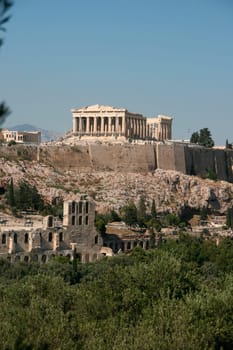 nature and parthenon