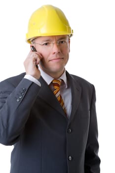 Architect on the phone