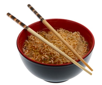 Noodle soup asian