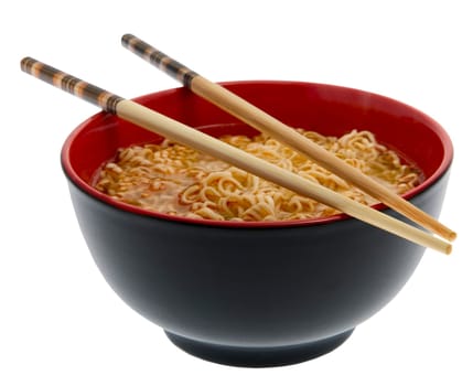 Noodle soup asian