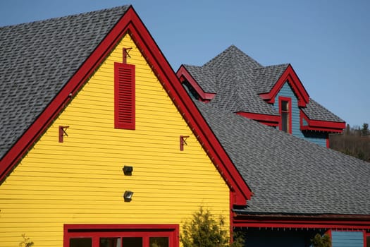 colorful houses