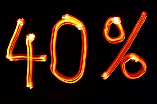 forty percent