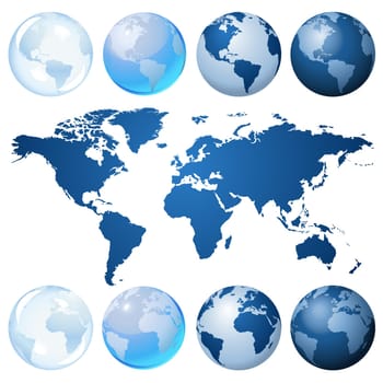 Blue globe kit