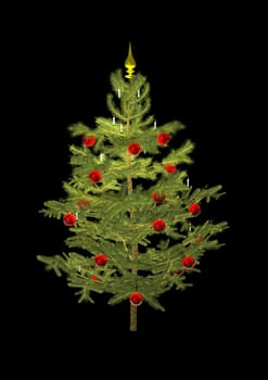 decorated Christmas tree