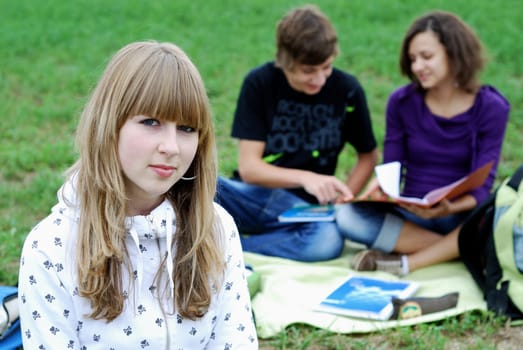 students school or pupil without eye