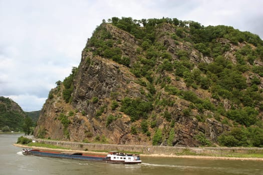 Loreley Rocks in the Middle Rhine Valley