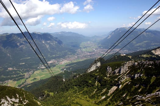Garmisch-Partenkirchen from Alpspitzbahn