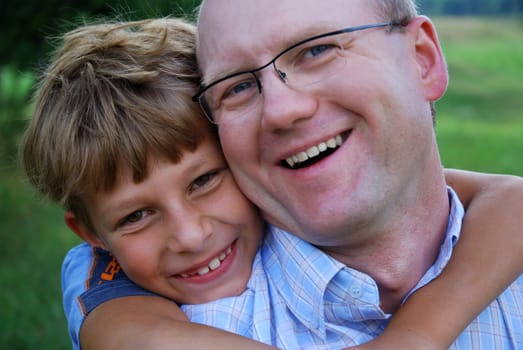 Father and son
