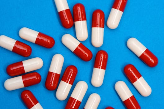 Red and white pill