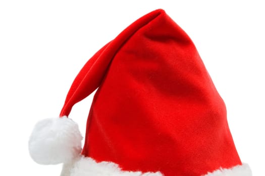 Hat of Santa Claus isolated on white