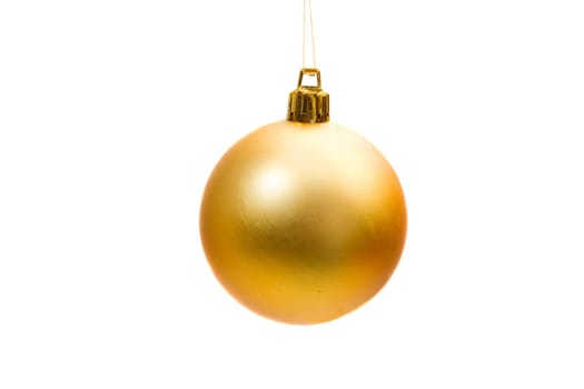 Yellow ball of christmas