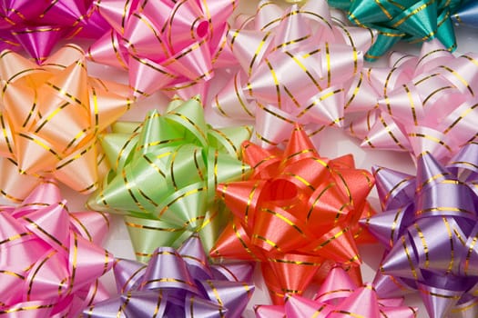 Wallpaper of many ribbons