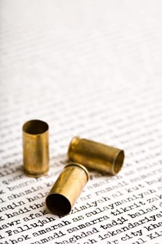 bullets on Iraqi cities