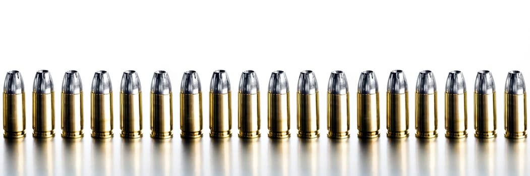 bullets 9mm high contrast banner
