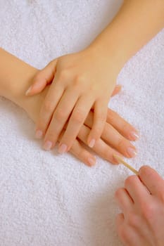 well-groomed hands and fingernails
