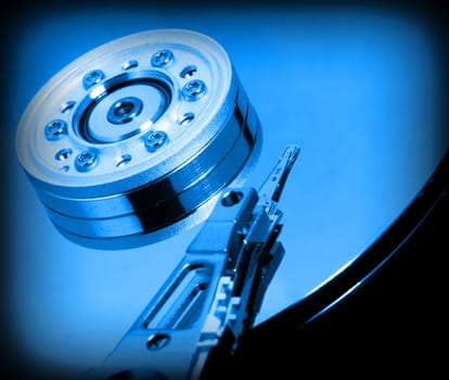 hard disk closeup 02