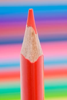 One red pencil