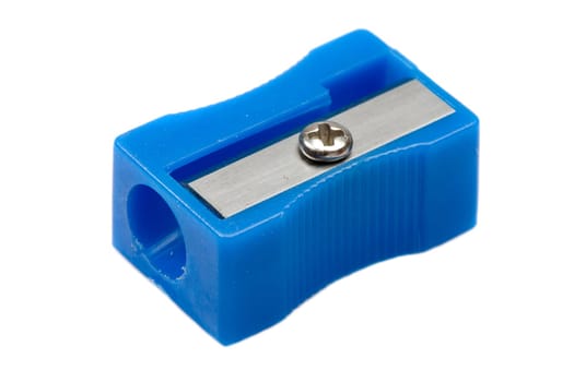Blue pencil-sharpener
