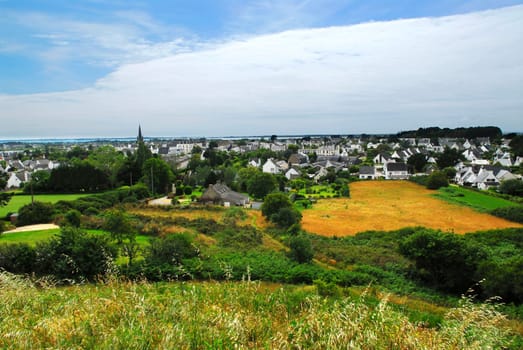 Town of Carnac in Brittany