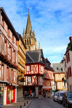 Medieval Vannes, France.