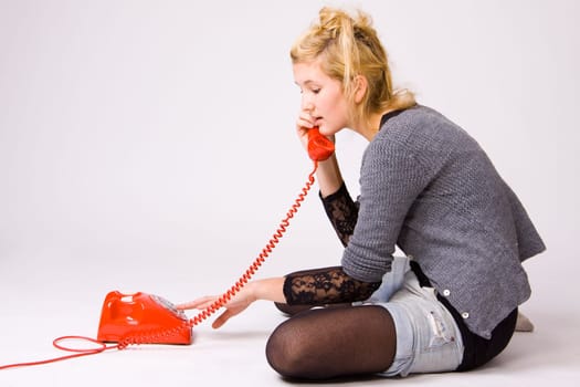 red telephone