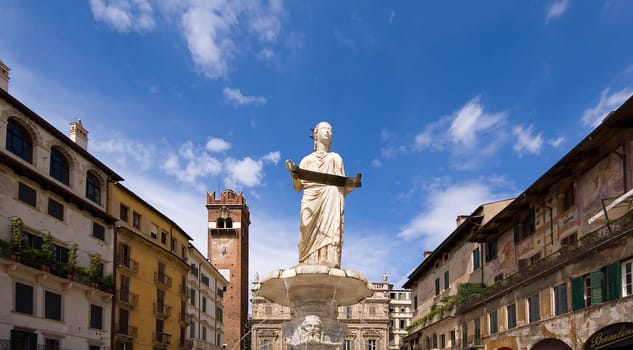 In Verona am Piazza del Erbe