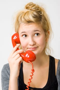 red telephone
