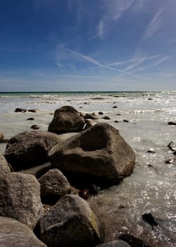Stony beach