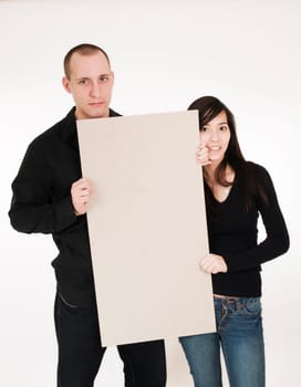 couple with board vertical