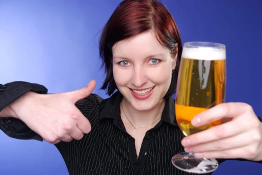 Drinking Beer