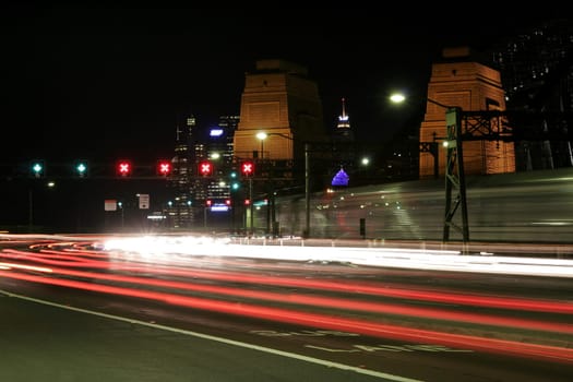 Sydney Harbour Bridge At Night