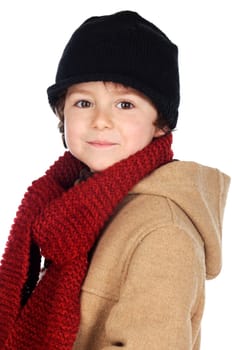 Adorable boy dress for the winter