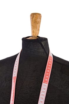 Mannequin with a tape measure