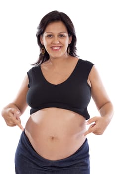 beautiful pregnant girl