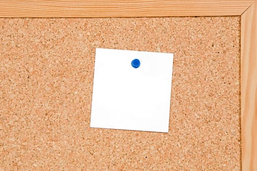 Empty cork board