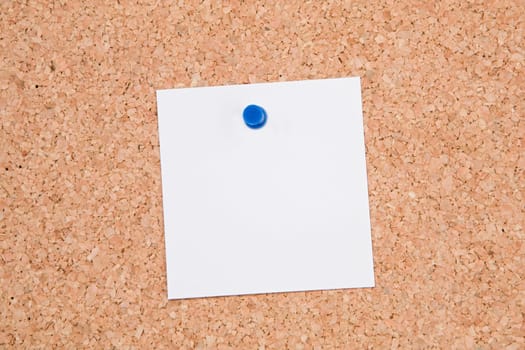 Empty cork board