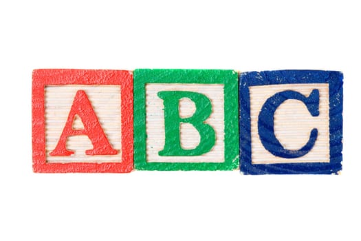 Alphabet blocks