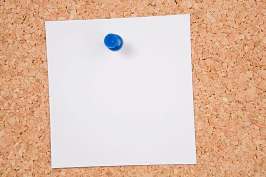 Empty cork board
