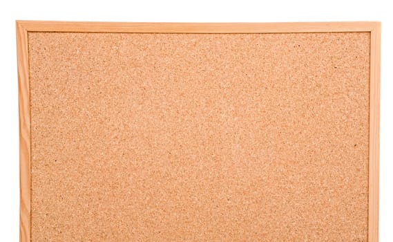 Empty cork board