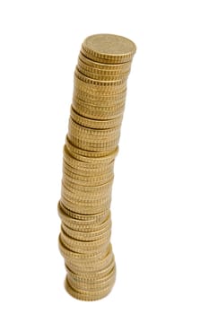 High pile of currency