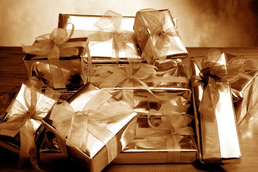 giftbox on the table